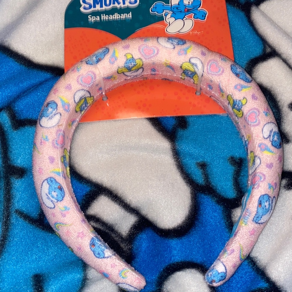 The Smurfs Blue Spa/makeup Headband